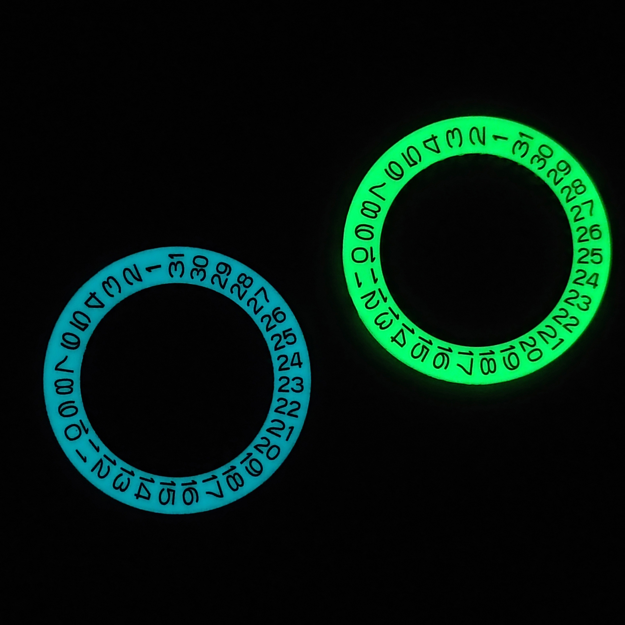 NH35 Luminous White Date-Wheel - مراجعة Crystal Press Tool وسعره