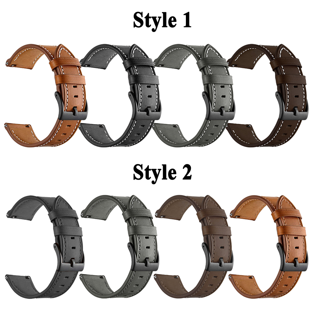 22mm Leather Strap For Garmin  - مراجعة Smartwatch English وسعره