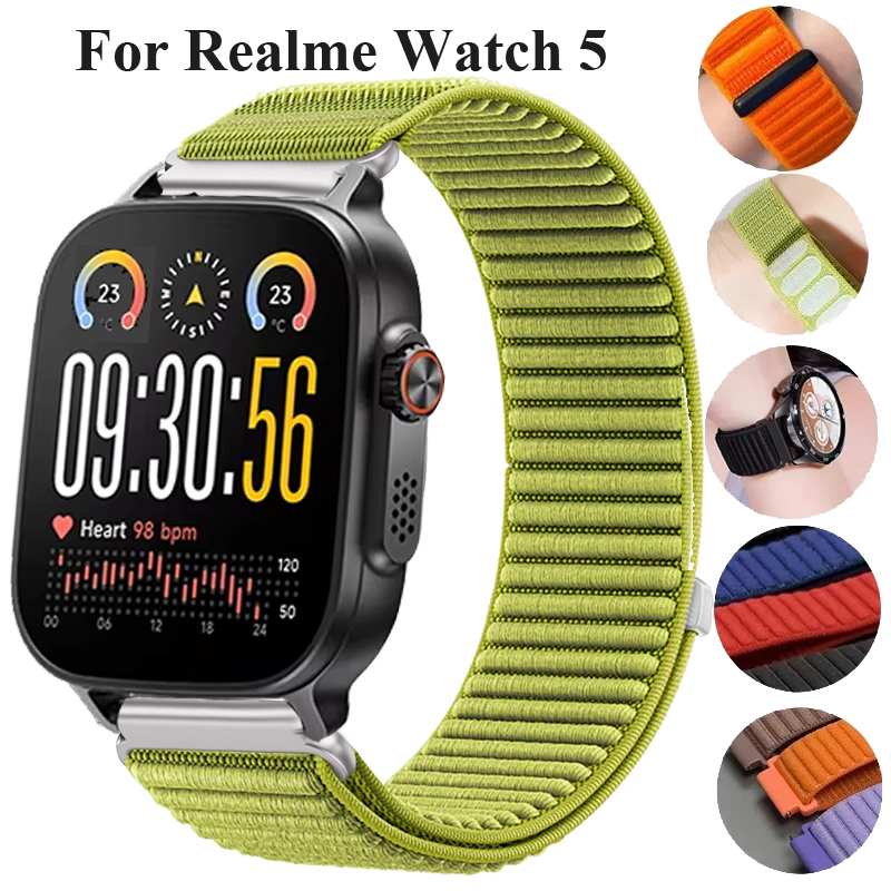 22mm Weave Nylon Loop For Real - مراجعة Watch S Realme وسعره