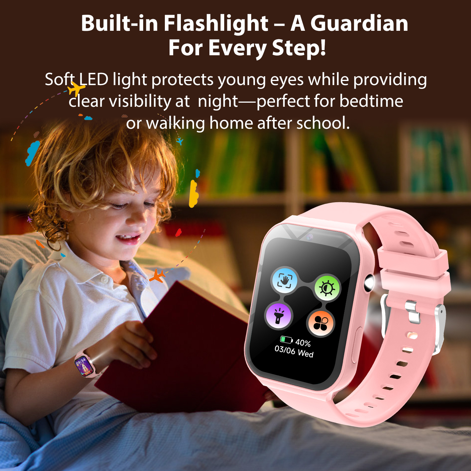 Kids Games Smart Watch Flashli - مراجعة Smartwatch Watches Gift For Boys On Birthday وسعره