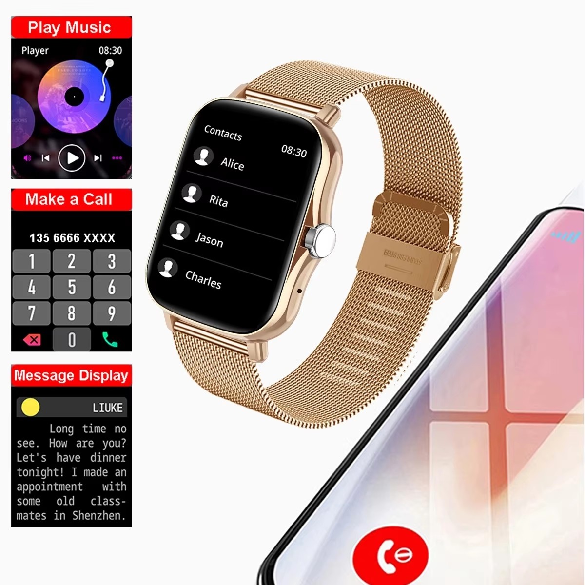 2026 New Multifunctional Smart - مراجعة Smartwatch Watches With Bluetooth وسعره