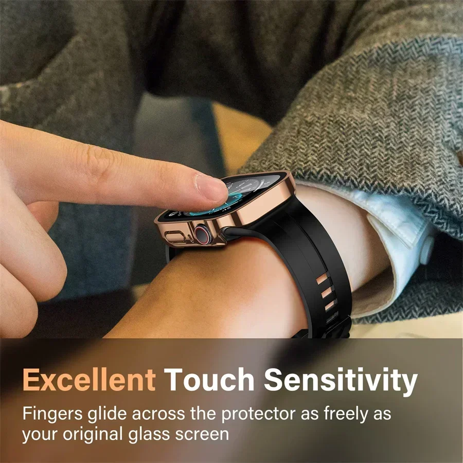 Glass+cover For Apple Watch ca - مراجعة Smartwatch Watches Girls وسعره