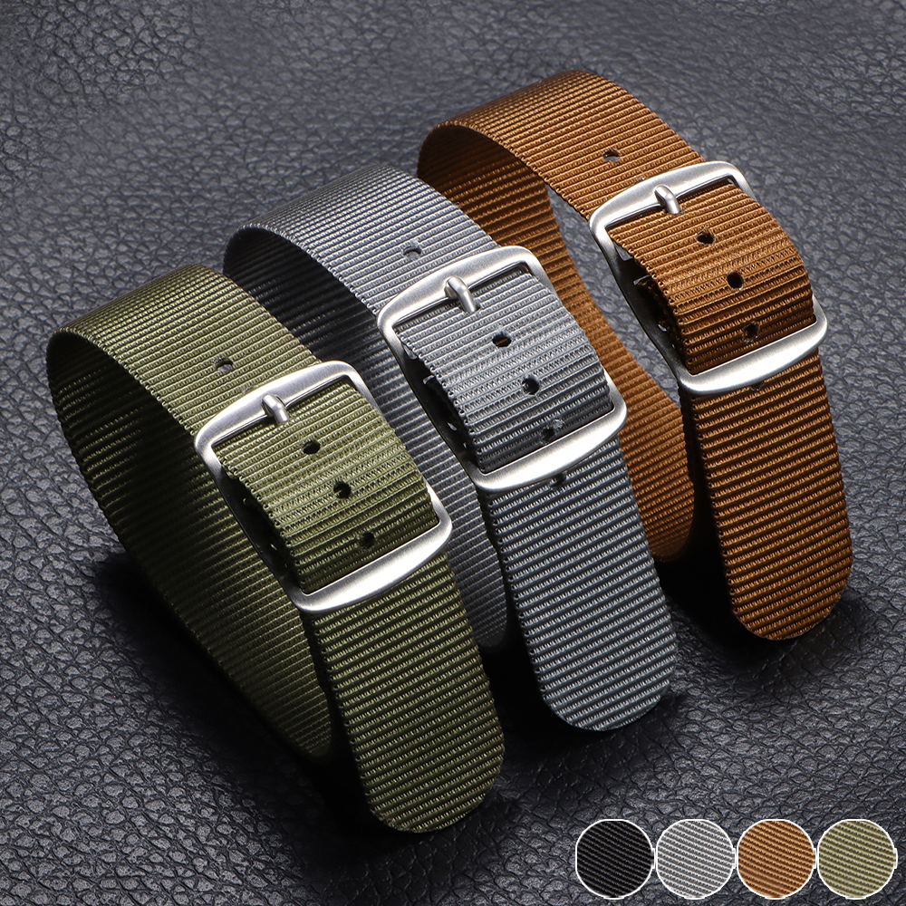 20mm Sport Nylon Watch Band fo - مراجعة Smartwatch Army Watches For Men وسعره