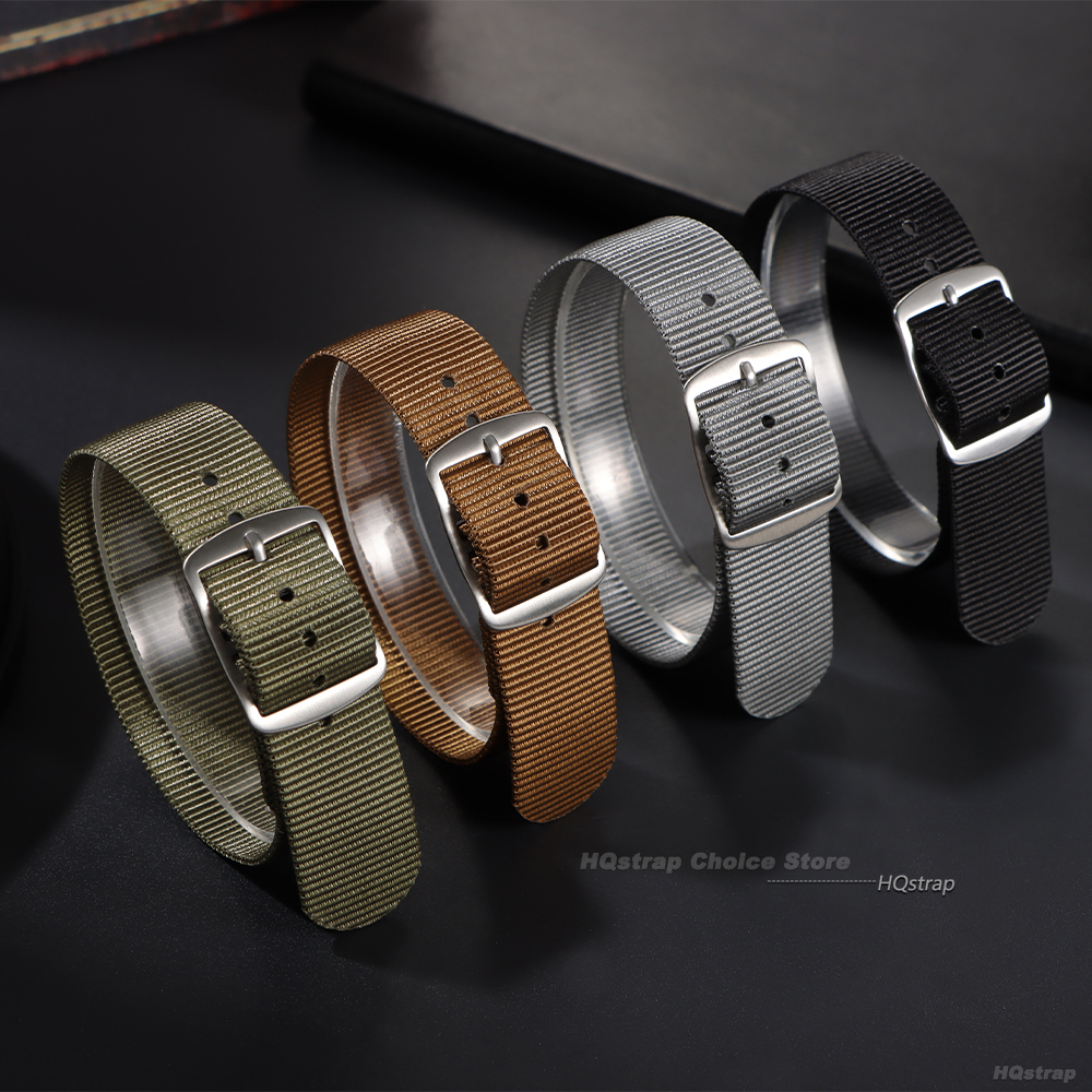 20mm Sport Nylon Watch Band fo - مراجعة Smartwatch Army Watches For Men وسعره