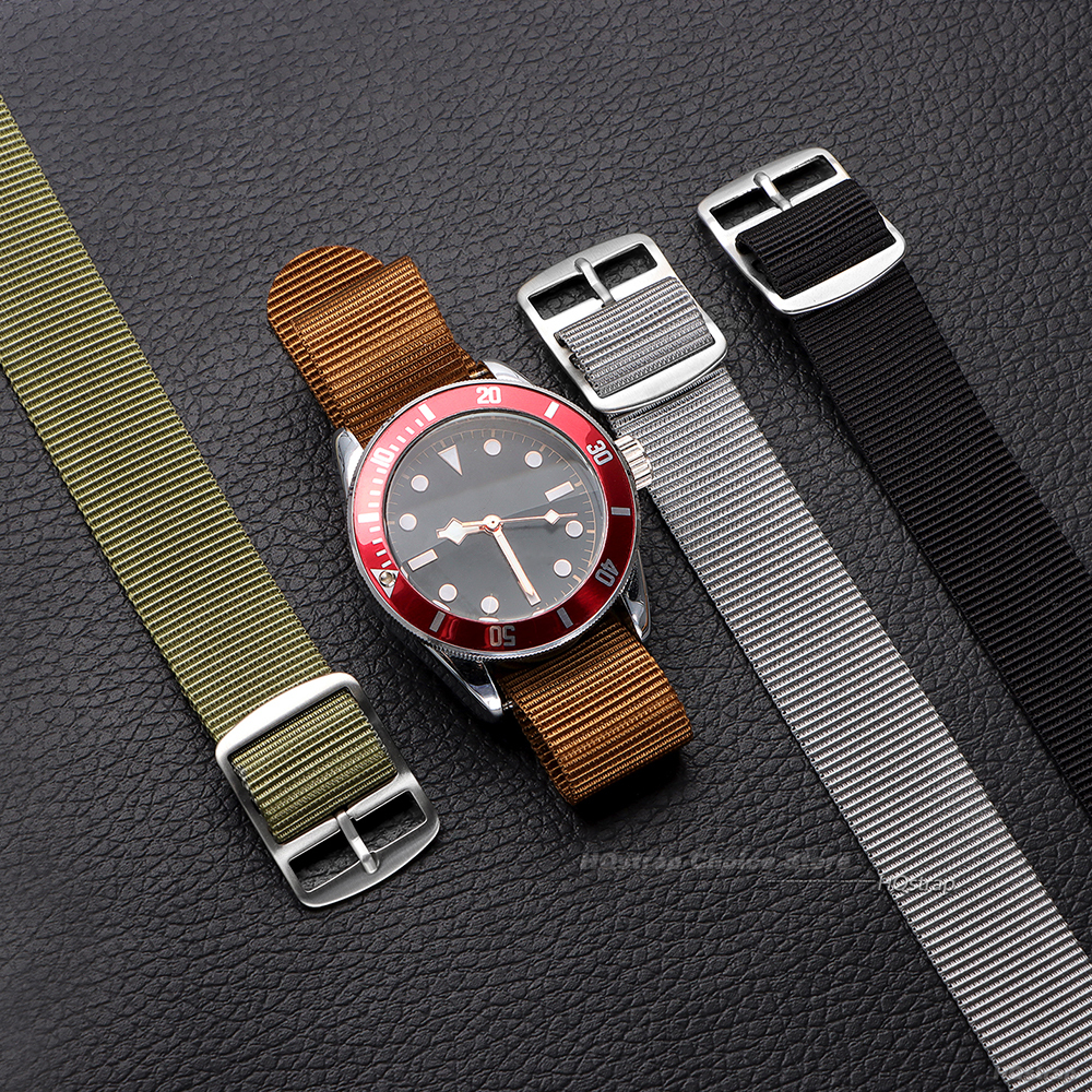 20mm Sport Nylon Watch Band fo - مراجعة Smartwatch Army Watches For Men وسعره