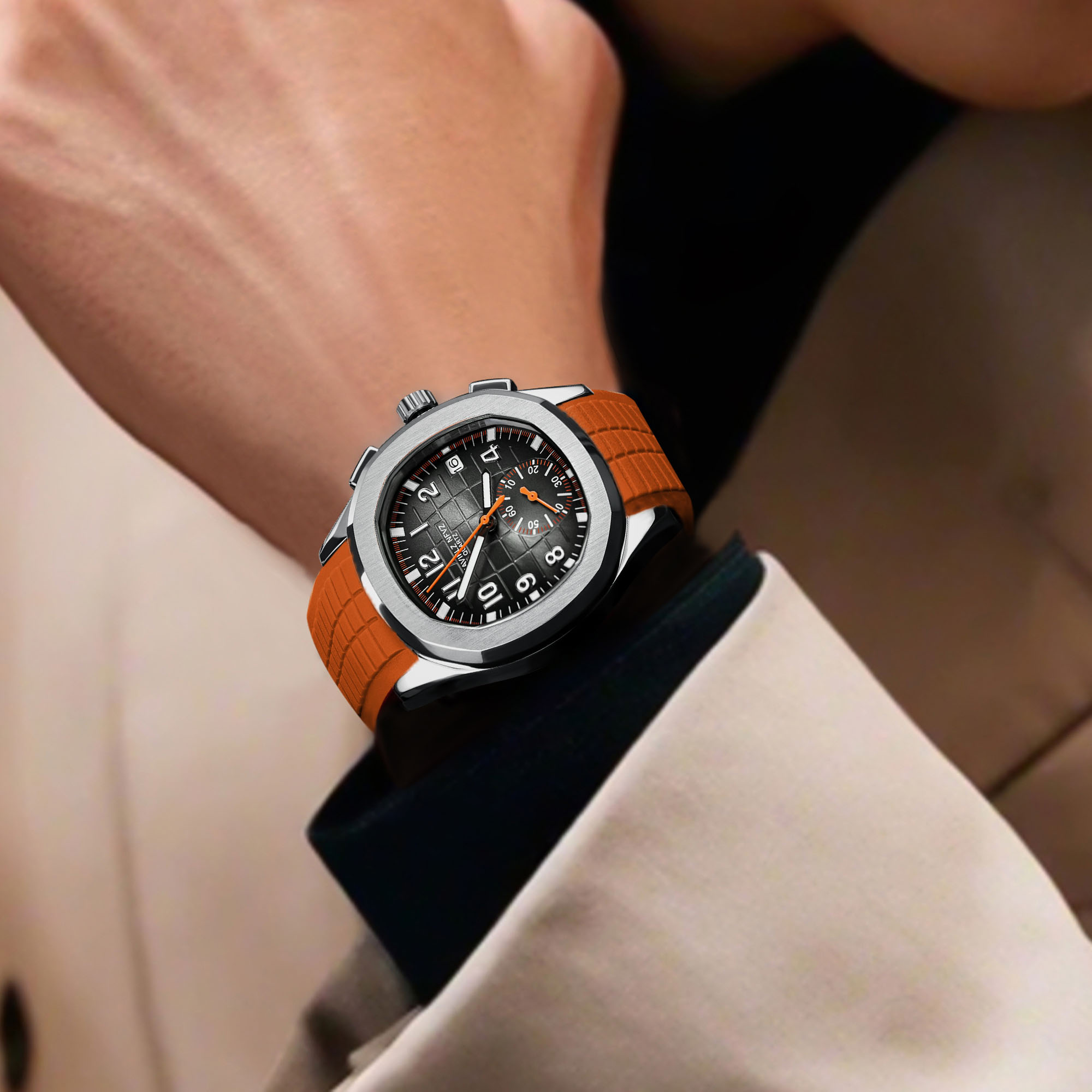 NAVIFLZ NFVZ Design New Luxury - مراجعة Smartwatch Watches Brands For Men وسعره