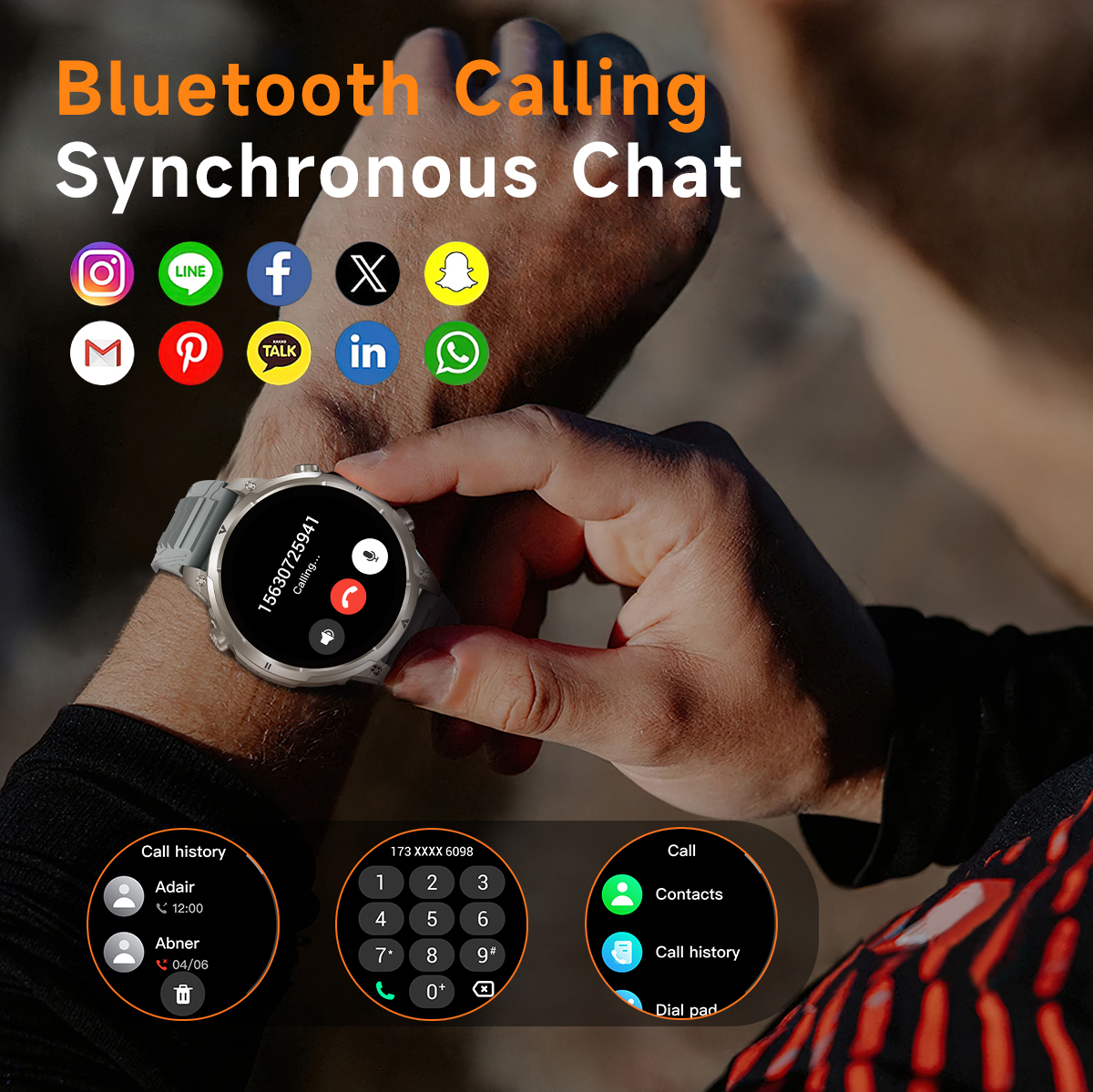 Outdoor GPS Sports Smart Watch - مراجعة Smartwatch Watches With Bluetooth وسعره