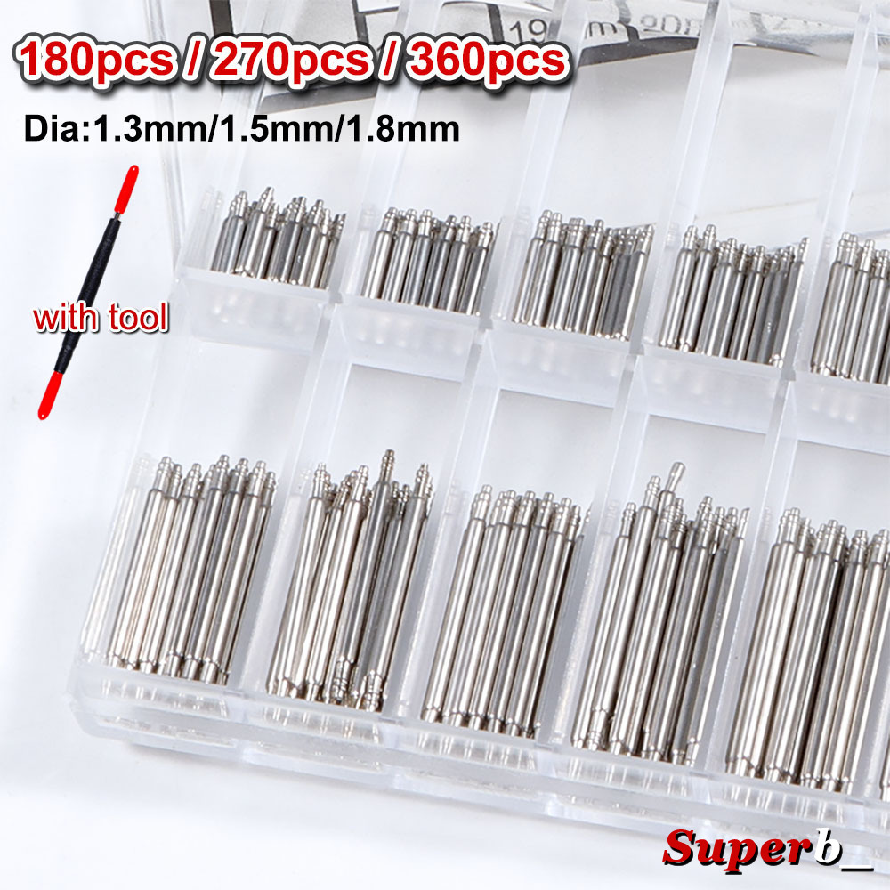 360pcs Dia 1.3mm/1.5mm/1.8mm S - مراجعة Spring Bar Tool وسعره