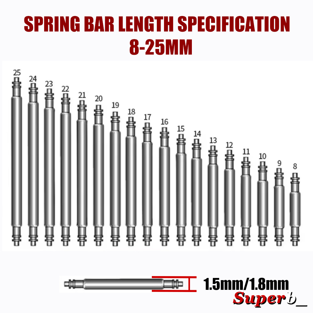 360pcs Dia 1.3mm/1.5mm/1.8mm S - مراجعة Spring Bar Tool وسعره