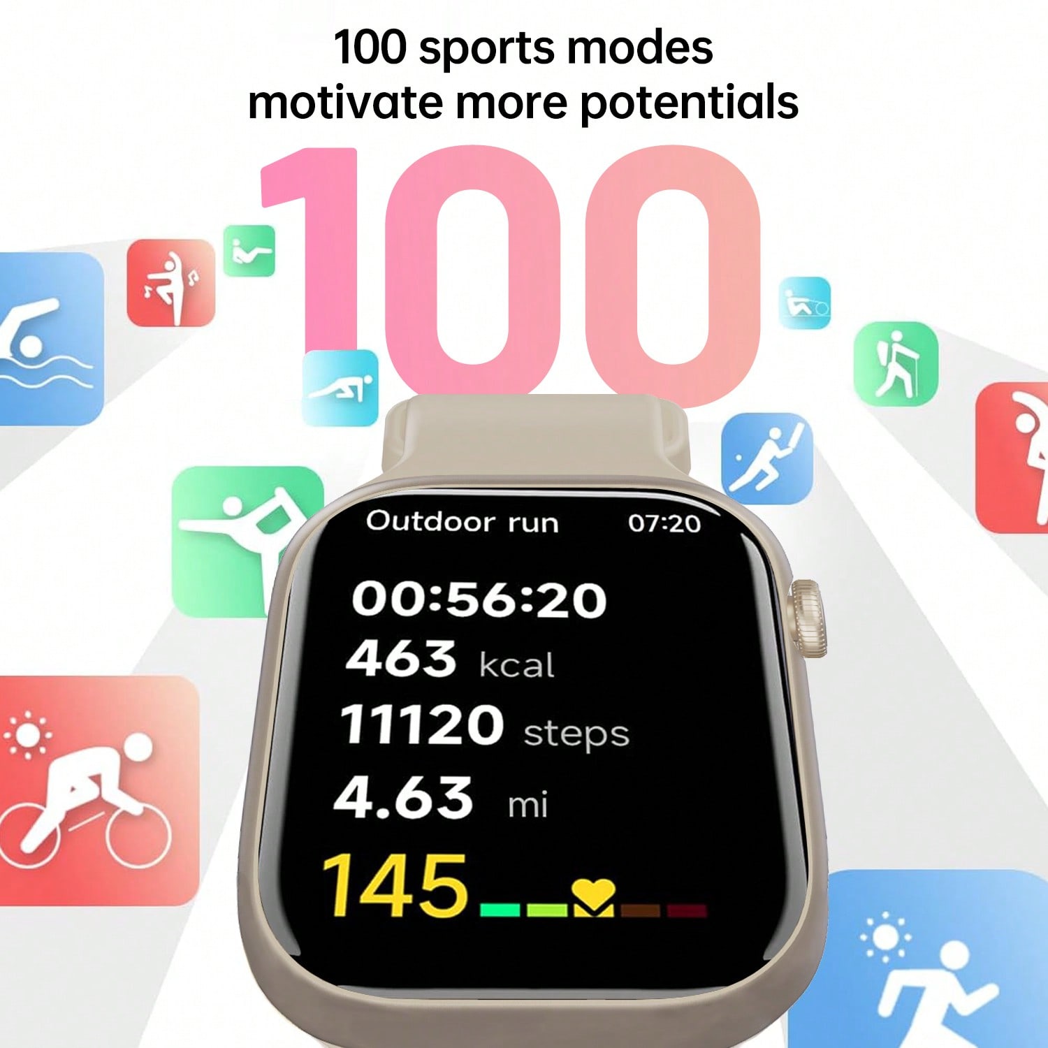 2.01 Inch Touch Screen Smart W - مراجعة Smartwatch Watches With Bluetooth وسعره