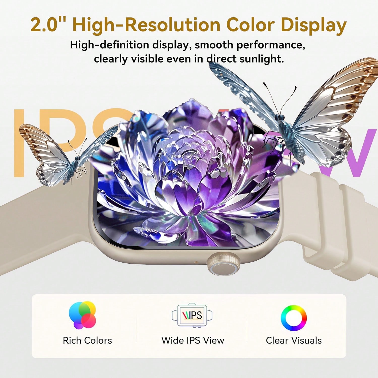 2.01 Inch Touch Screen Smart W - مراجعة Smartwatch Watches With Bluetooth وسعره