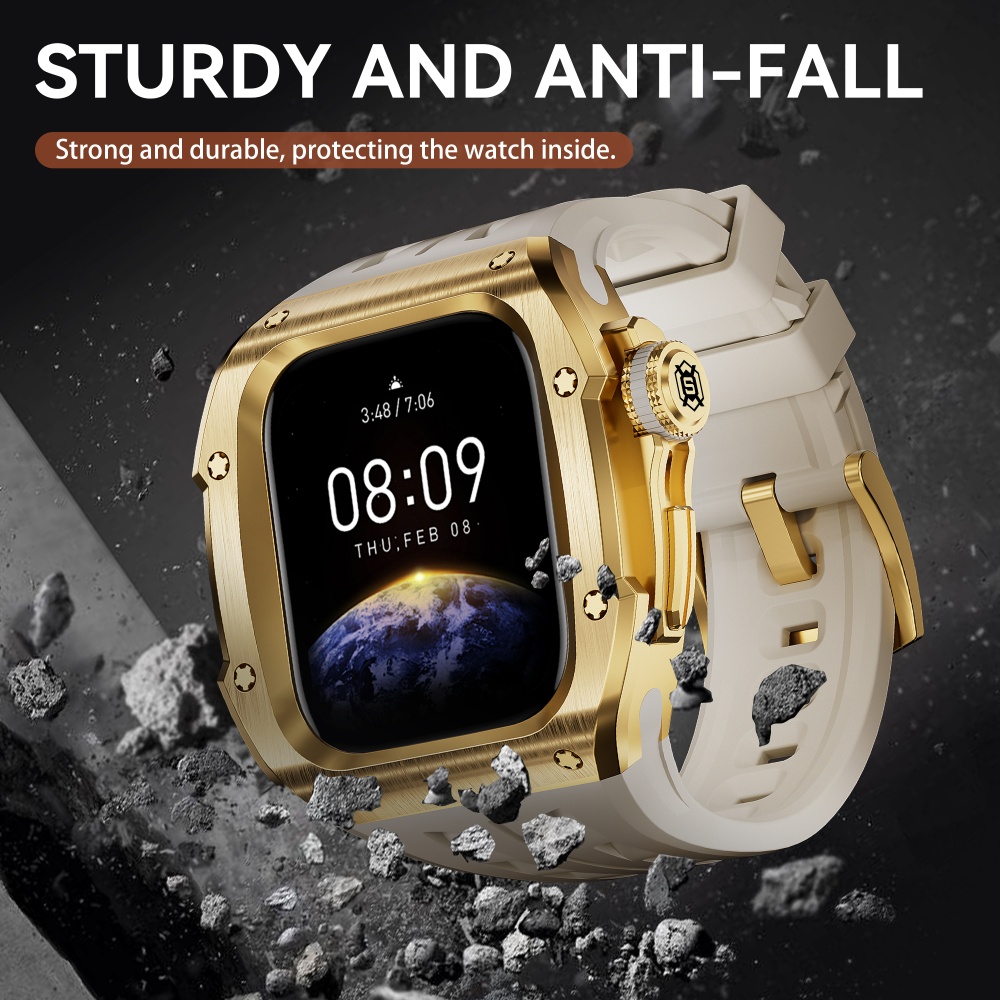 Luxury Case for Apple Watch Se - مراجعة Apple Watch Band وسعره