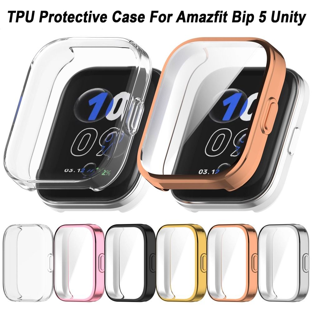 Full Cover TPU Case Anti-scrat - مراجعة Smartwatch Watches Amazfit وسعره