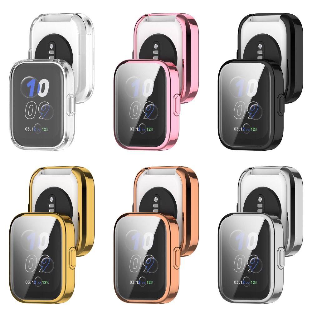 Full Cover TPU Case Anti-scrat - مراجعة Smartwatch Watches Amazfit وسعره