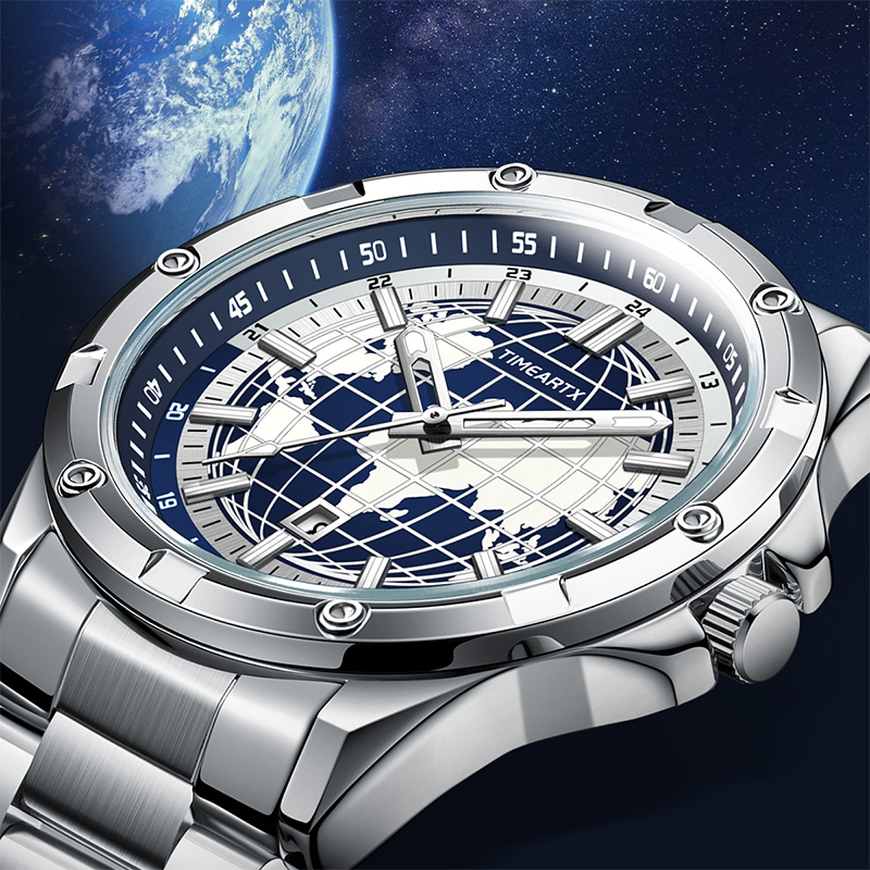 TIMEARTX Brand Man Watch Earth - مراجعة Smartwatch Watches Brands For Men وسعره