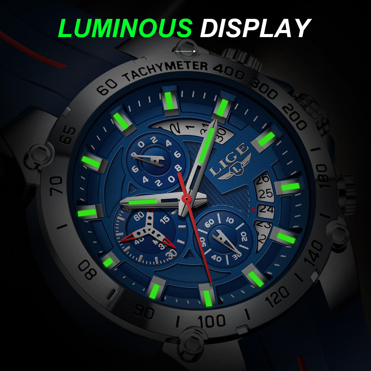 LIGE 2026 Brand Watch Men Sili - مراجعة Smartwatch Army Watches For Men وسعره