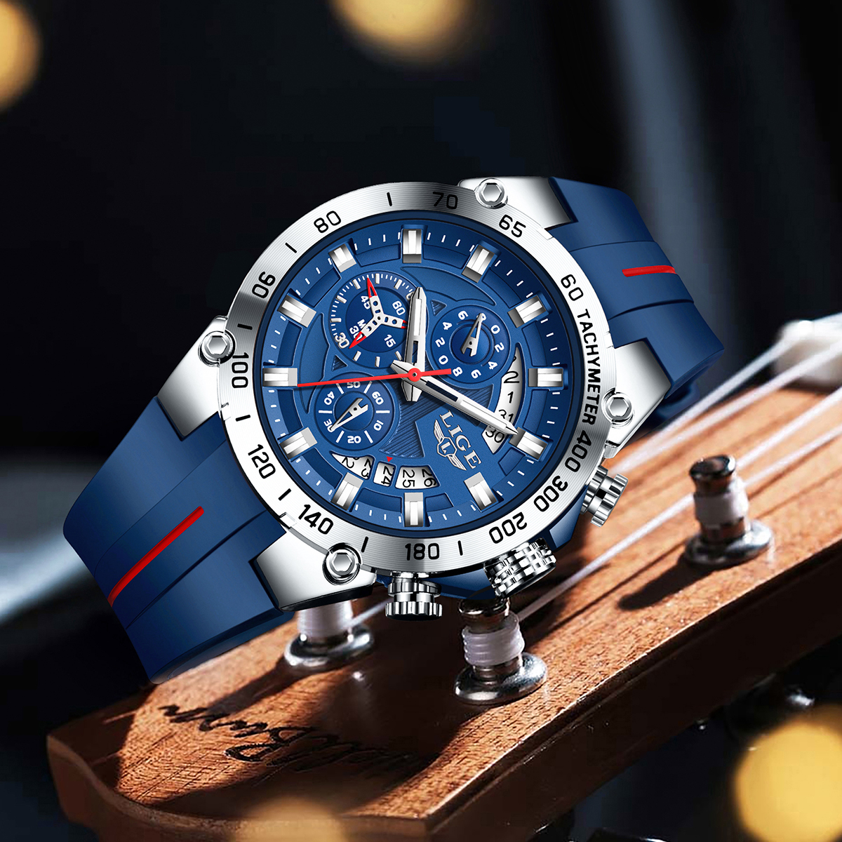 LIGE 2026 Brand Watch Men Sili - مراجعة Smartwatch Army Watches For Men وسعره