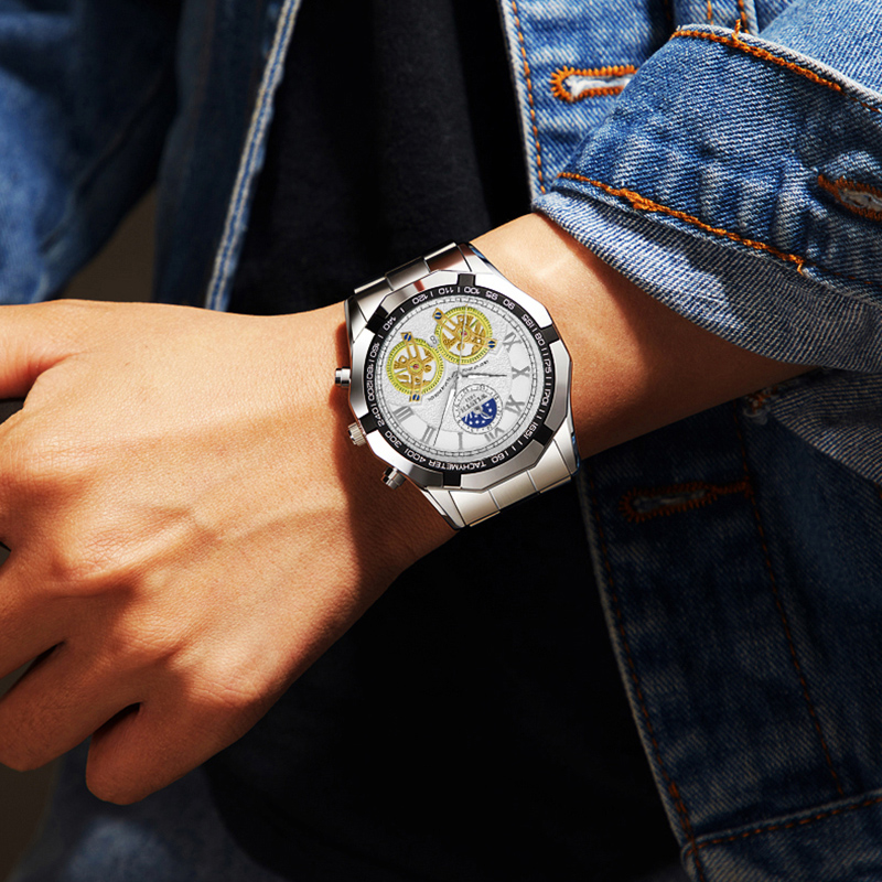 Luxury Brand Men Quartz Watche - مراجعة Smartwatch Watches Brands For Men وسعره