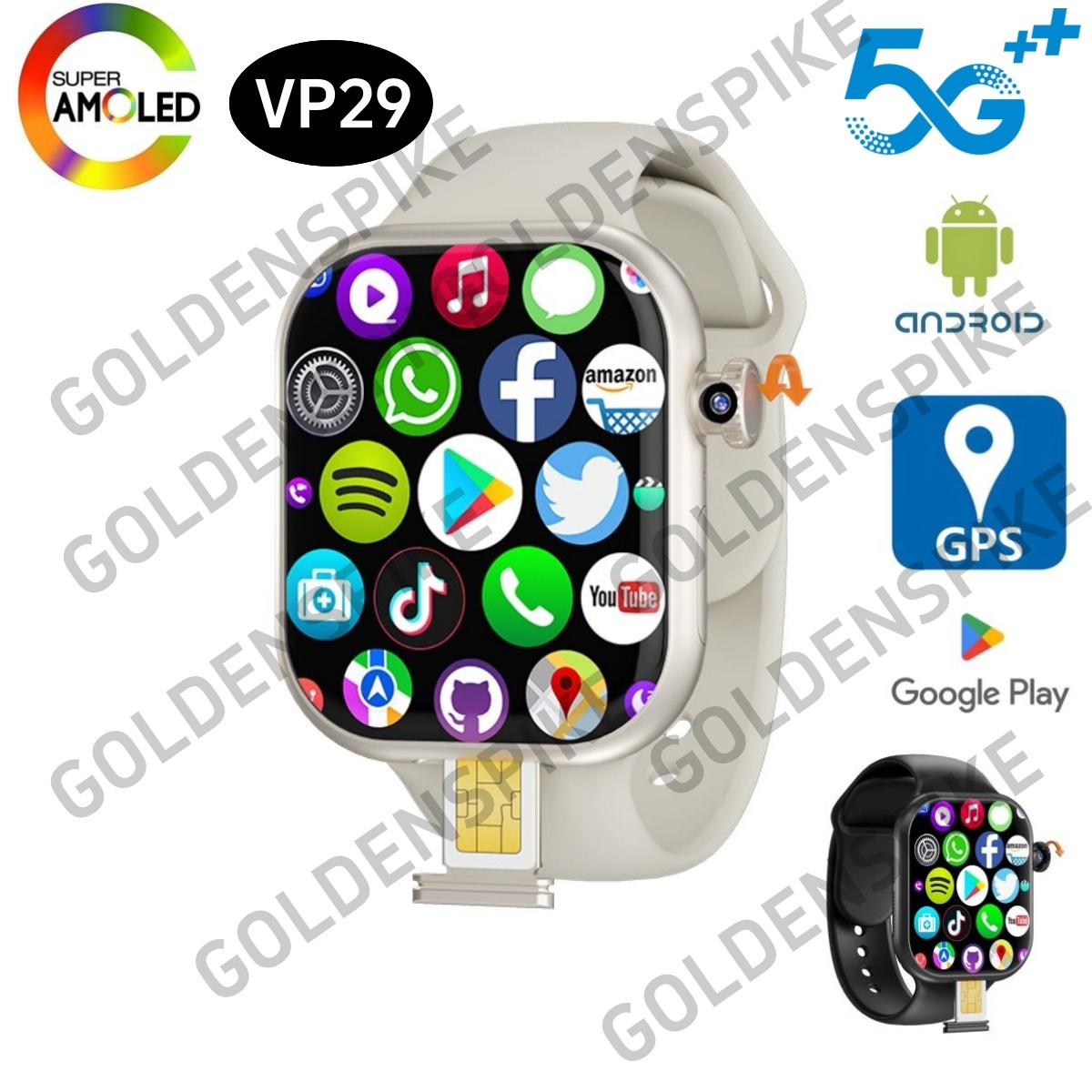 Original VP29 Smart Watch VP S - مراجعة French Connection Watches Smartwatch App وسعره