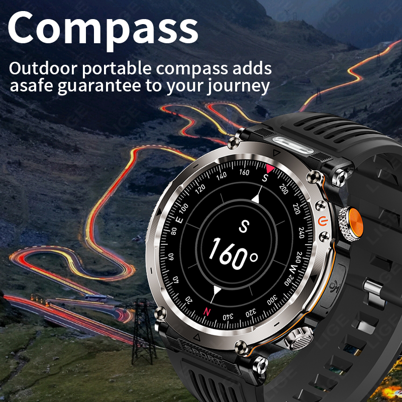 New Military Outdoor Smartwatc - مراجعة Smartwatch Watches For Men وسعره