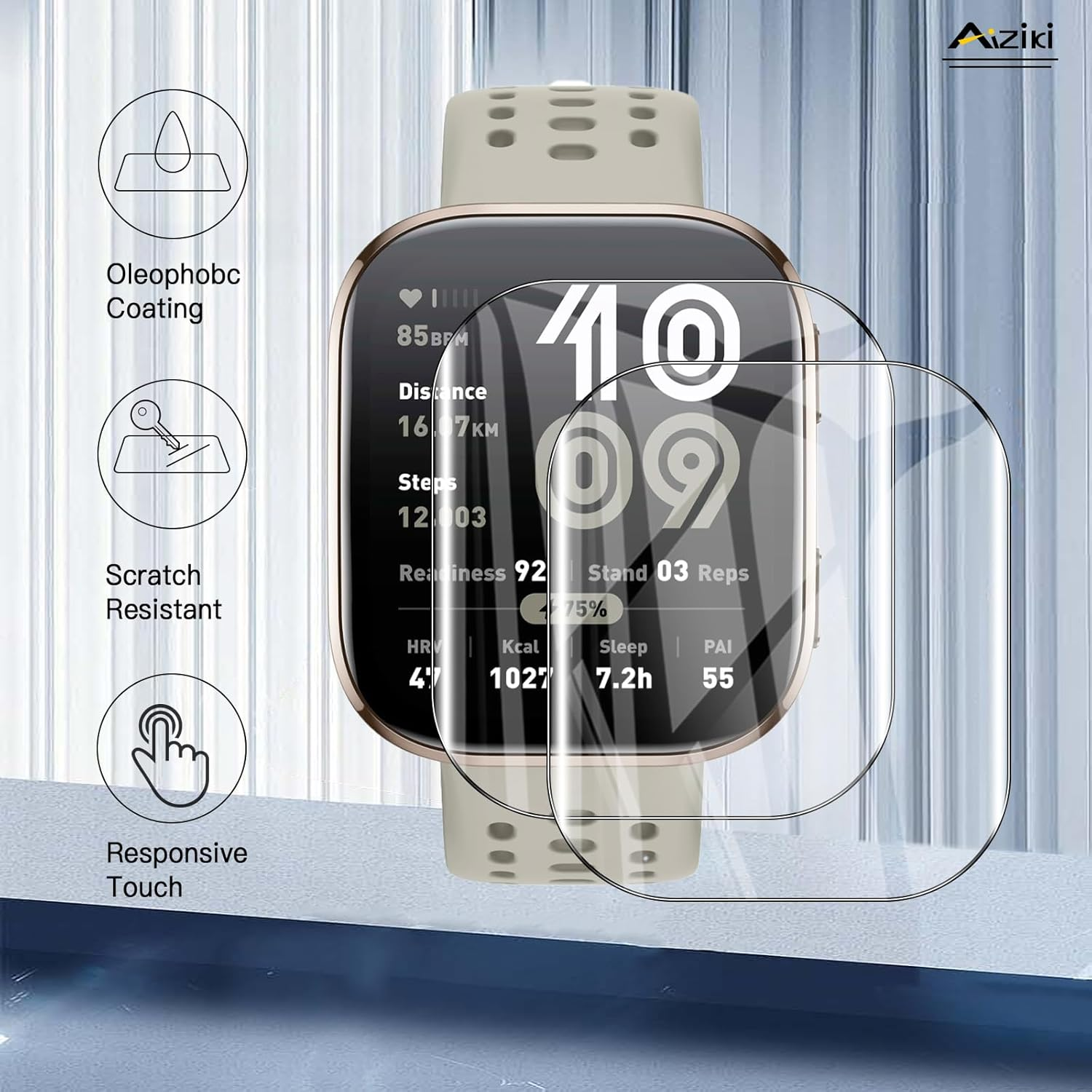 Screen Protector for Amazfit b - مراجعة Smartwatch Watches Amazfit وسعره