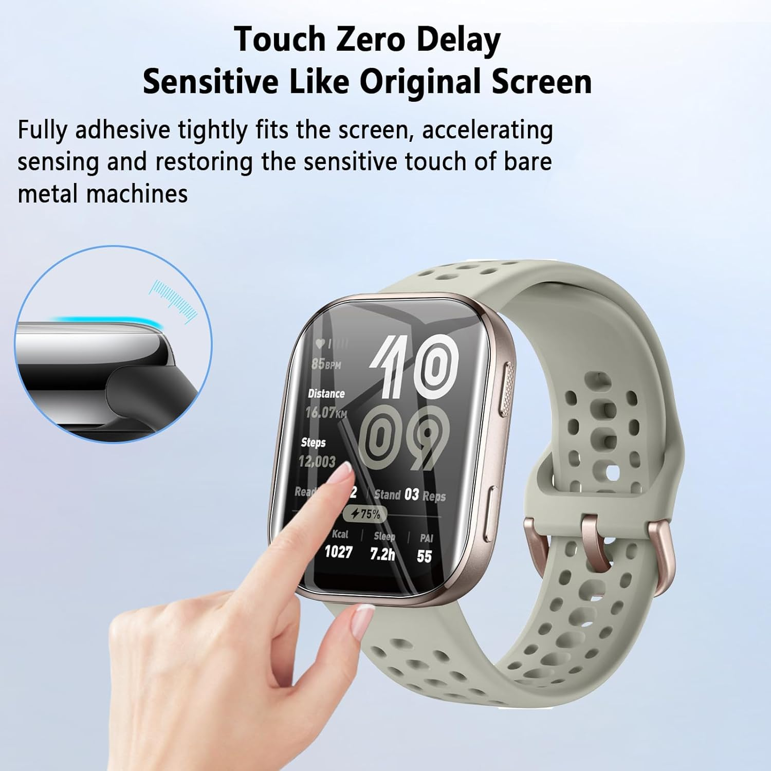 Screen Protector for Amazfit b - مراجعة Smartwatch Watches Amazfit وسعره