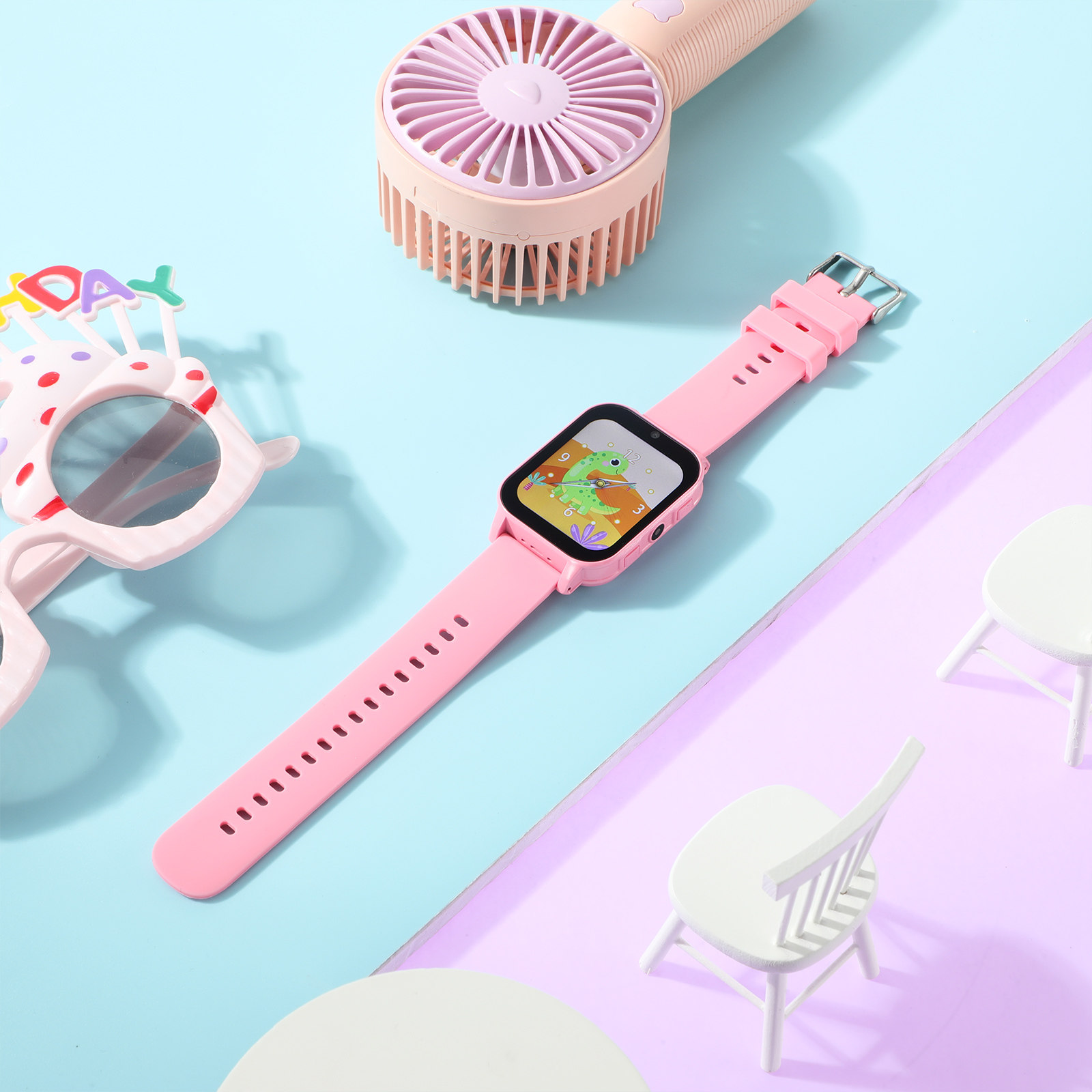 Kids Smart Watch with Educatio - مراجعة Smartwatch Pink Watches For Kids وسعره