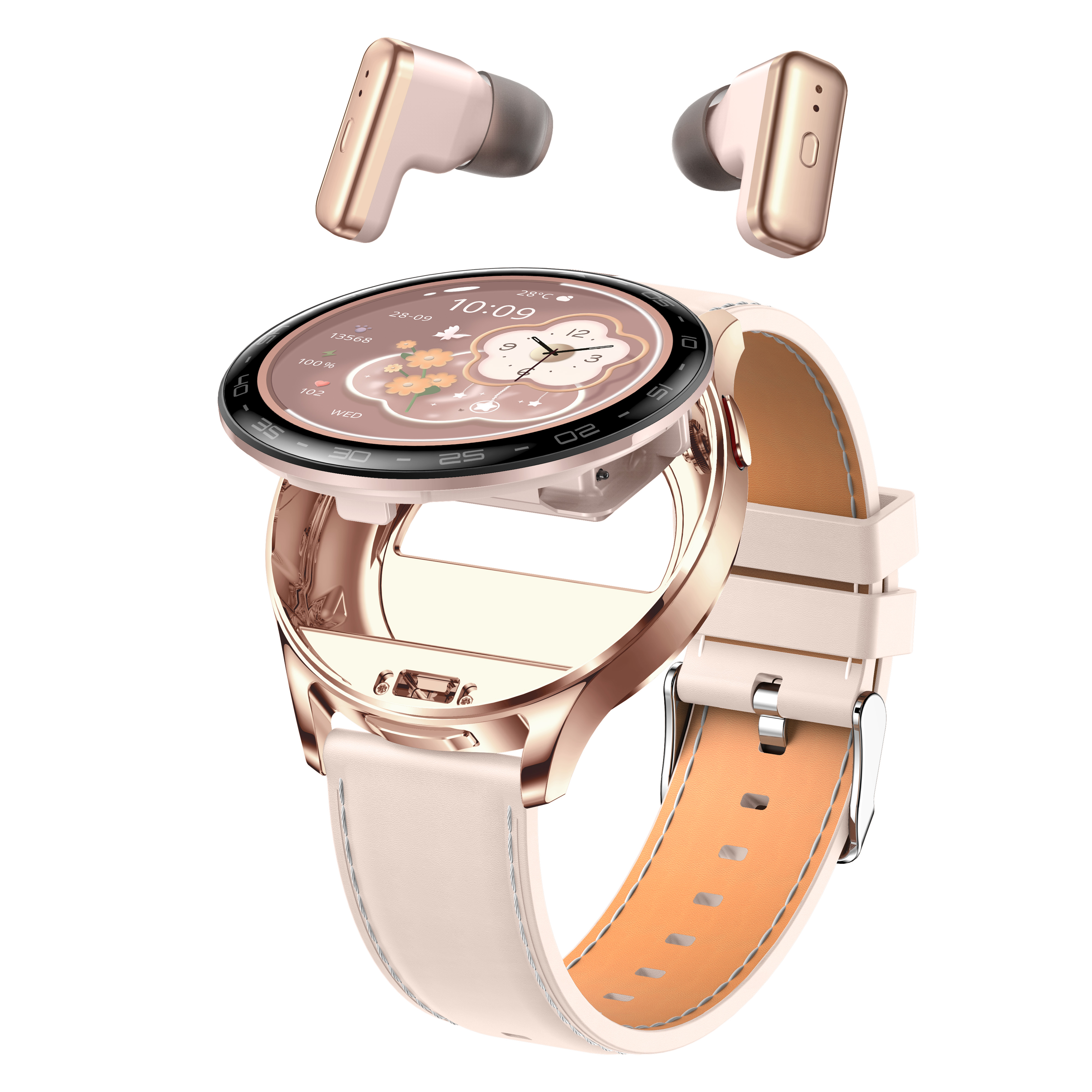 2 in 1 Smart Watch with Wirele - مراجعة Smartwatch Noise Watches For Women وسعره
