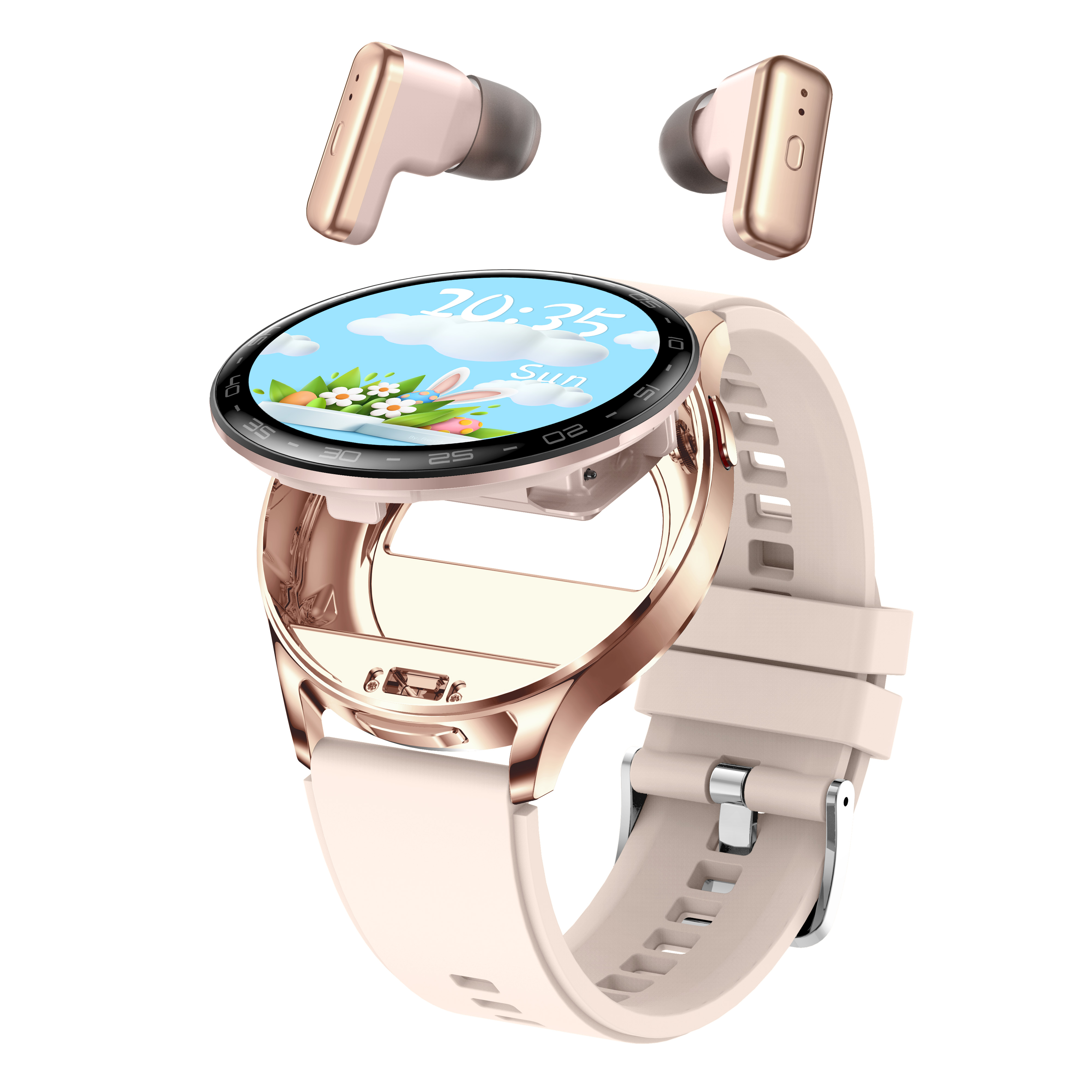 2 in 1 Smart Watch with Wirele - مراجعة Smartwatch Noise Watches For Women وسعره