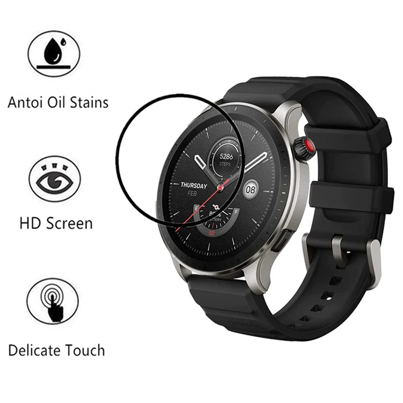 For Amazfit GTR 4 Screen Prote - مراجعة Smartwatch Watches Amazfit وسعره