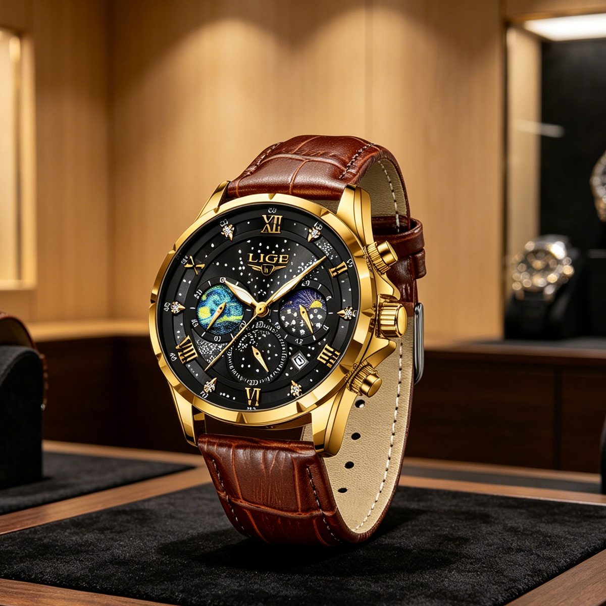 LIGE 2026 Top Luxury Brand Men - مراجعة Smartwatch Army Watches For Men وسعره