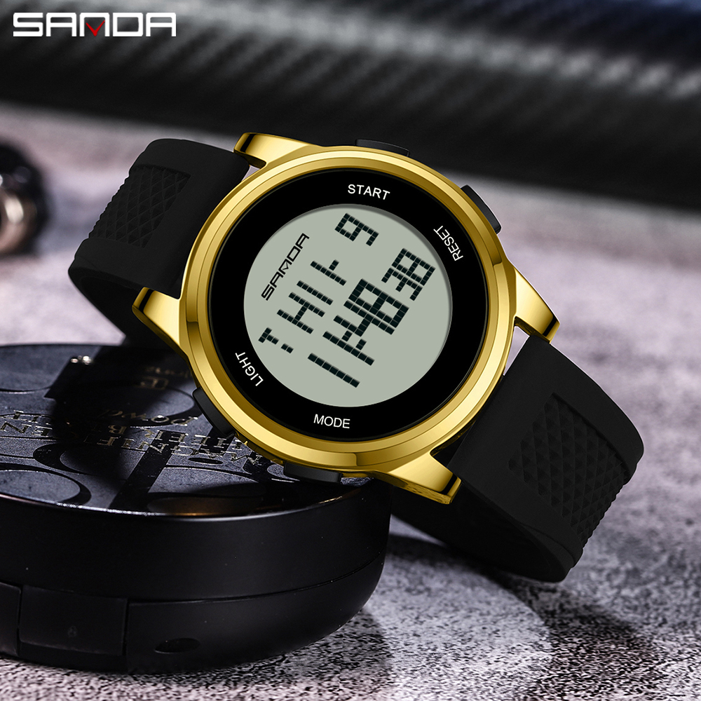 SANDA 9067 Digital Watch Men M - مراجعة Smartwatch Army Watches For Men وسعره