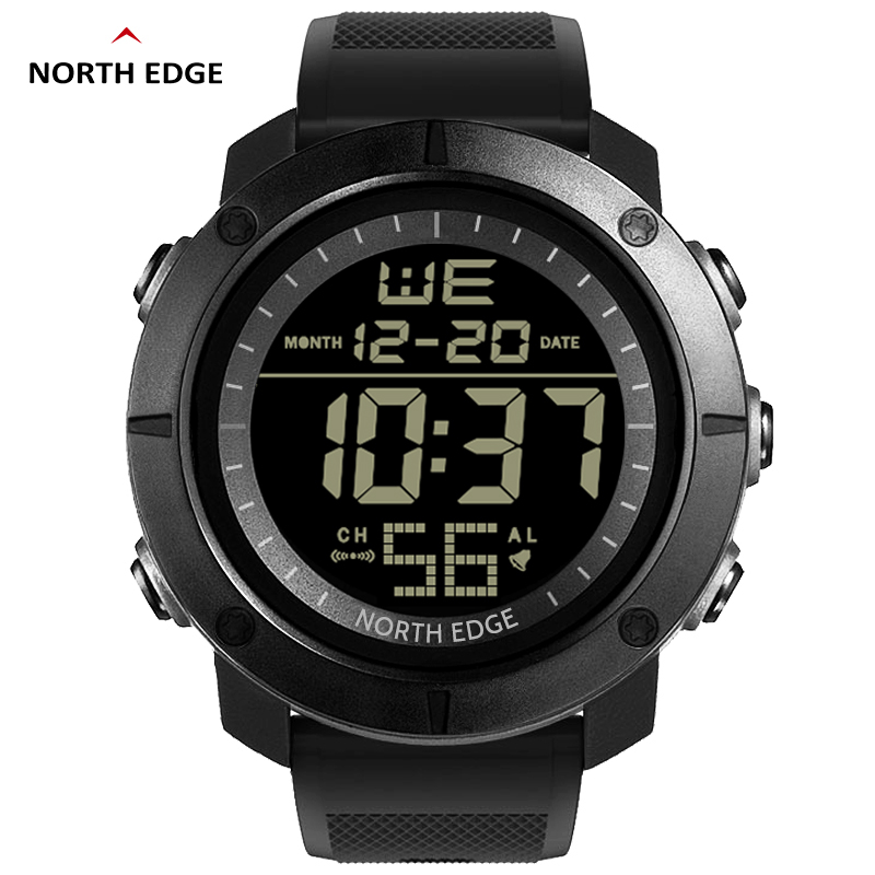 NORTH EDGE Mens Digital Watche - مراجعة Smartwatch Army Watches For Men وسعره