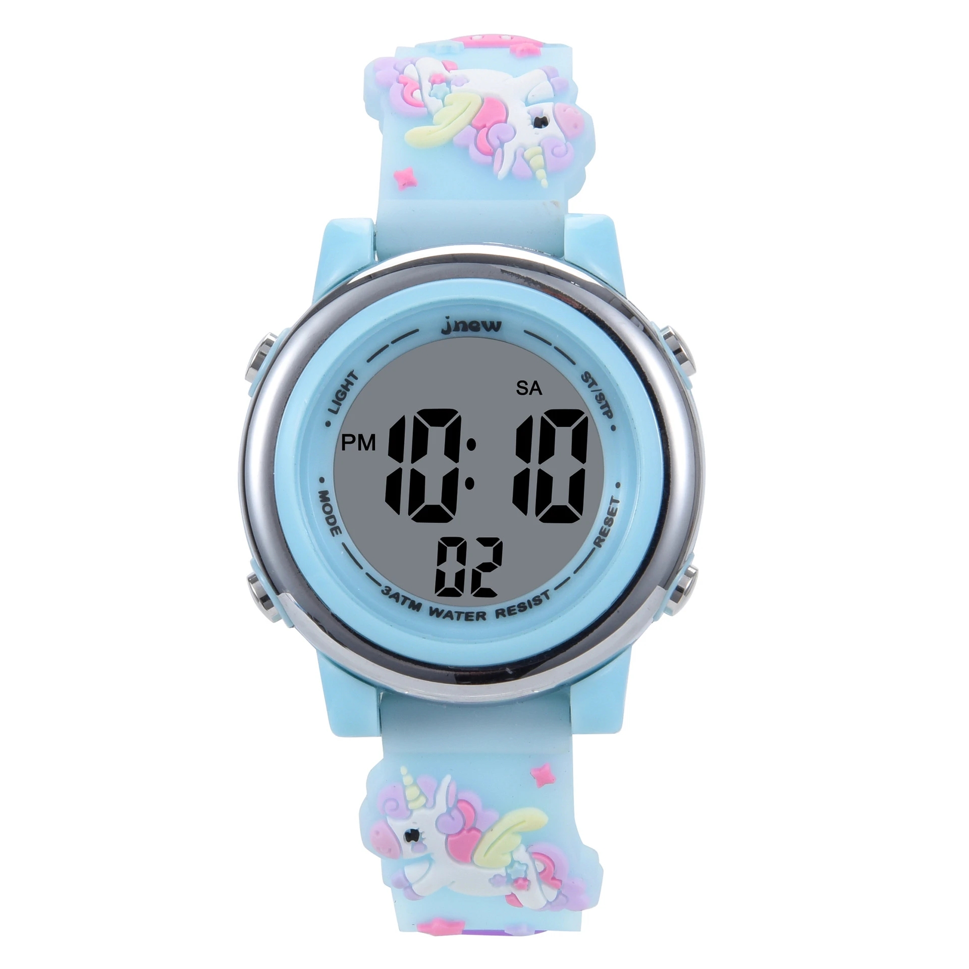 Children's Cartoon LED Electro - مراجعة Smartwatch Pink Watches For Kids وسعره