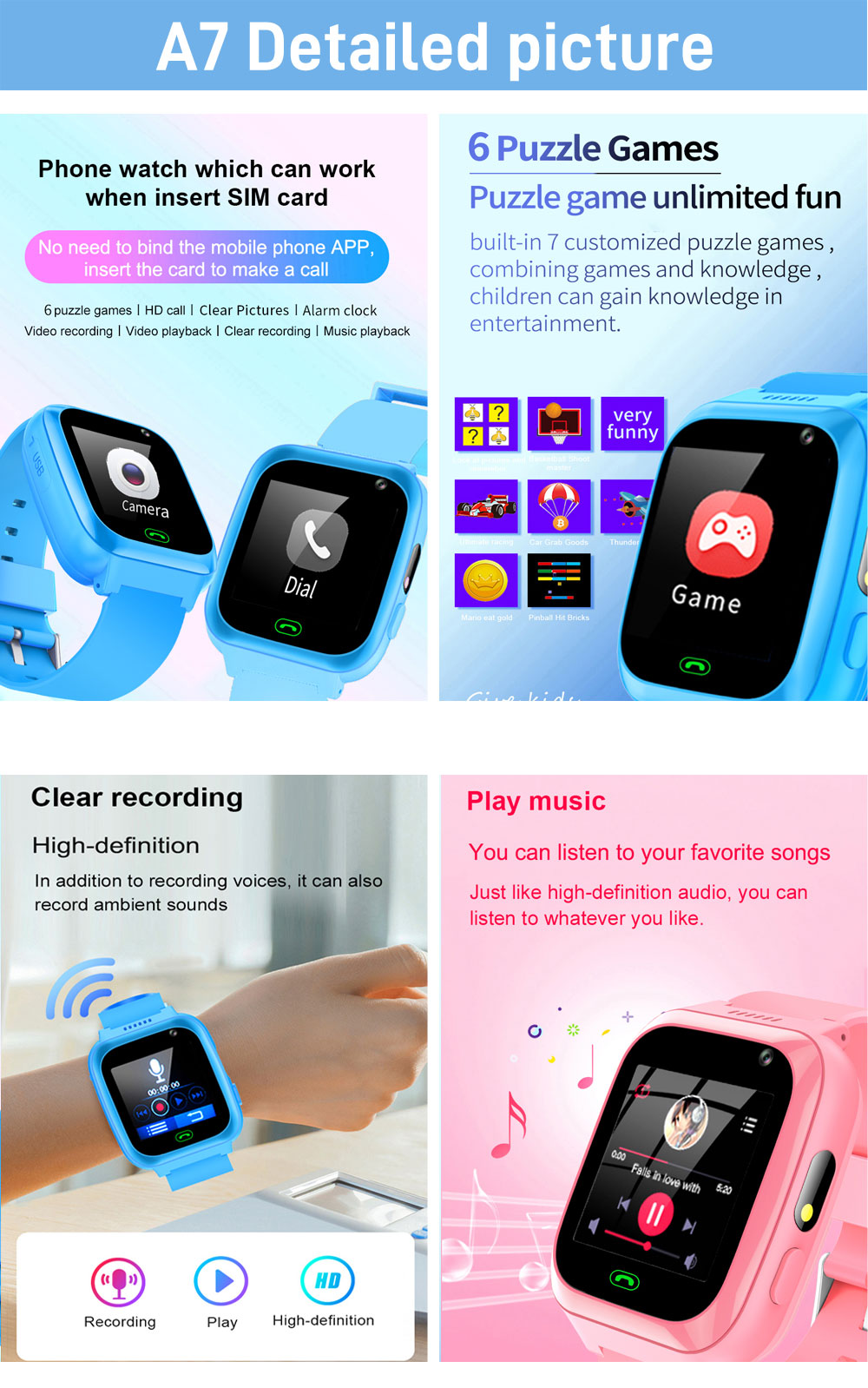 2G 4G Kids Smart Watch Phone G - مراجعة Smartwatch Watches Gift For Boys On Birthday وسعره