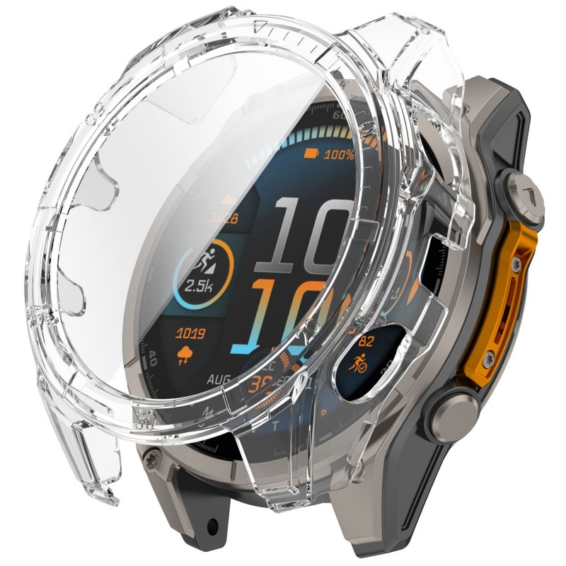 PC +Tempered Film Case for Gar - مراجعة Smartwatch English وسعره