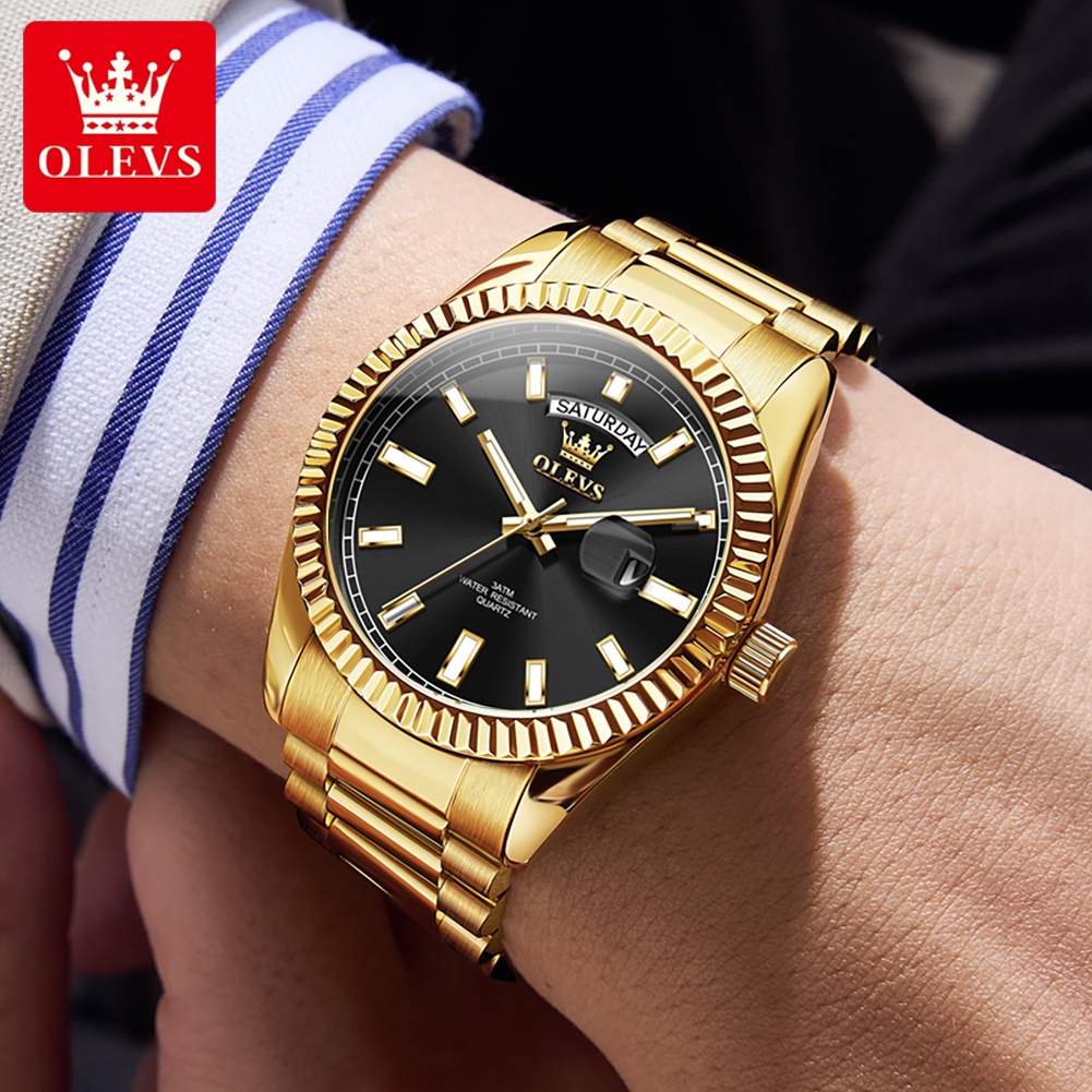 OLEVS Business Style Luxury Br - مراجعة Smartwatch Watches Brands For Men وسعره
