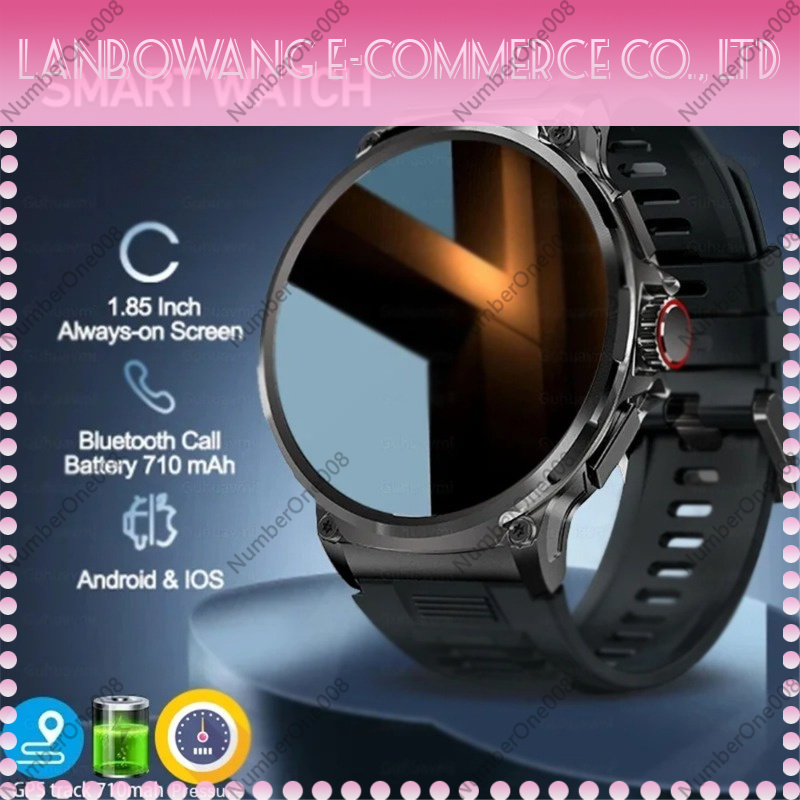 1.85 Inch HD Smart Watch, Blue - مراجعة Smartwatch Watches With Bluetooth وسعره
