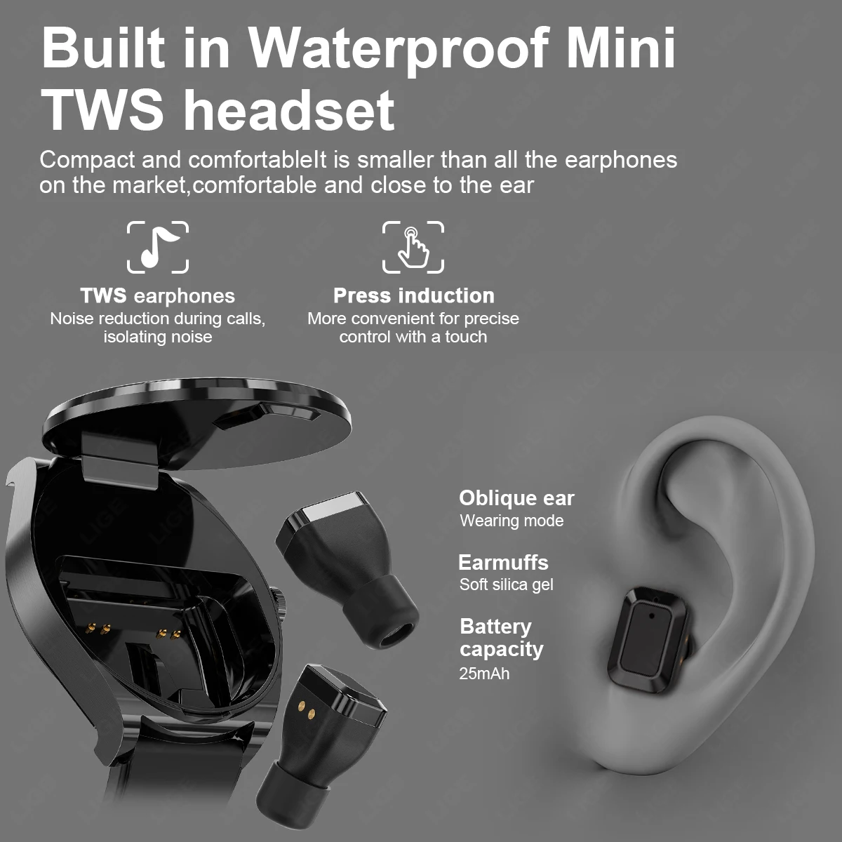 New 2-in-1 TWS Headphone Smart - مراجعة Smartwatch Noise Watches For Women وسعره