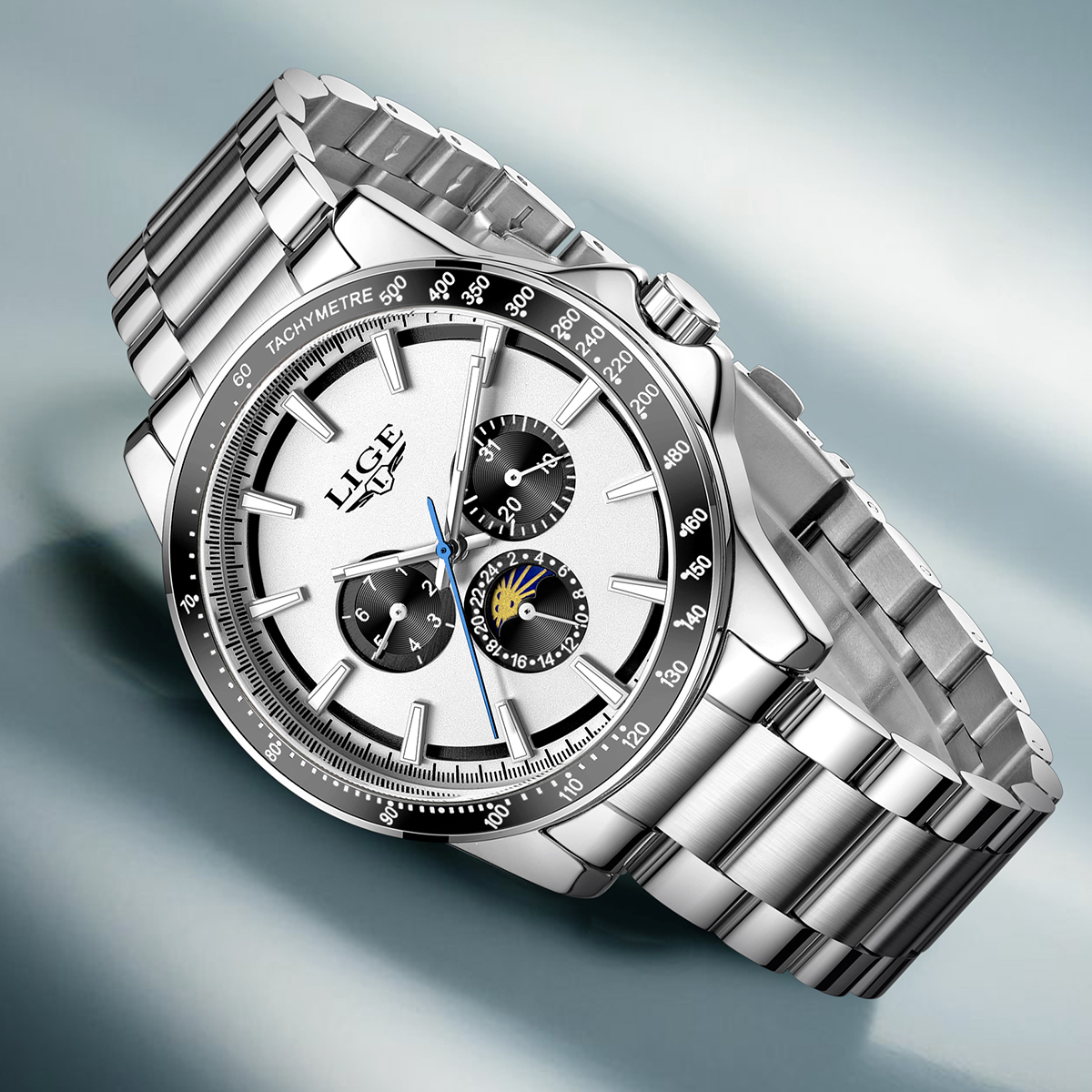 LIGE brand luxury watches mens - مراجعة Smartwatch Watches Brands For Men وسعره