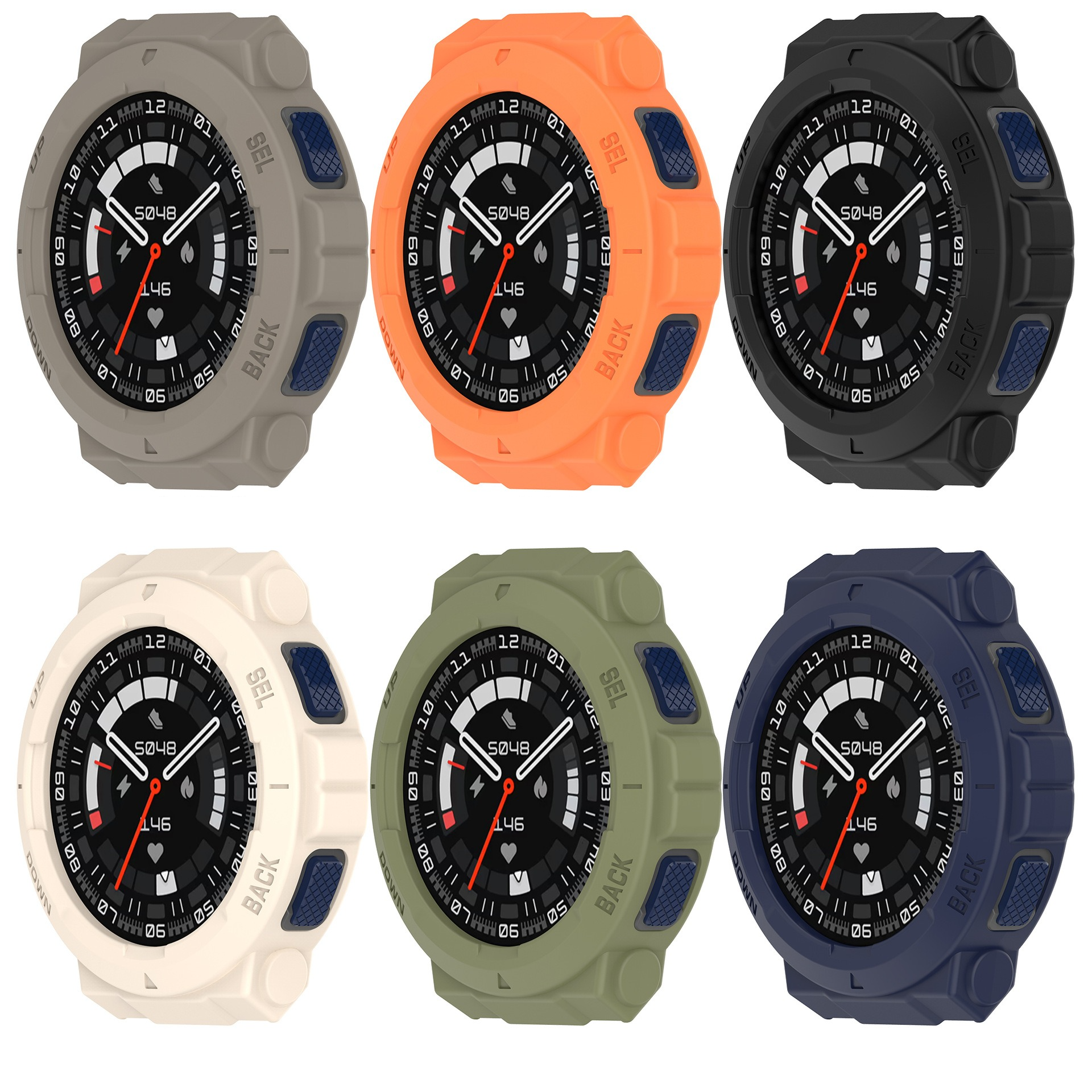 Silicone case For Amazfit Acti - مراجعة Smartwatch Watches Amazfit وسعره