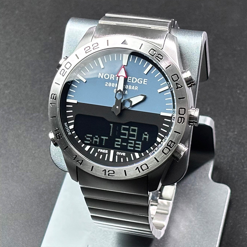 NORTH EDGE Mens Dive Watch Mil - مراجعة Smartwatch Army Watches For Men وسعره