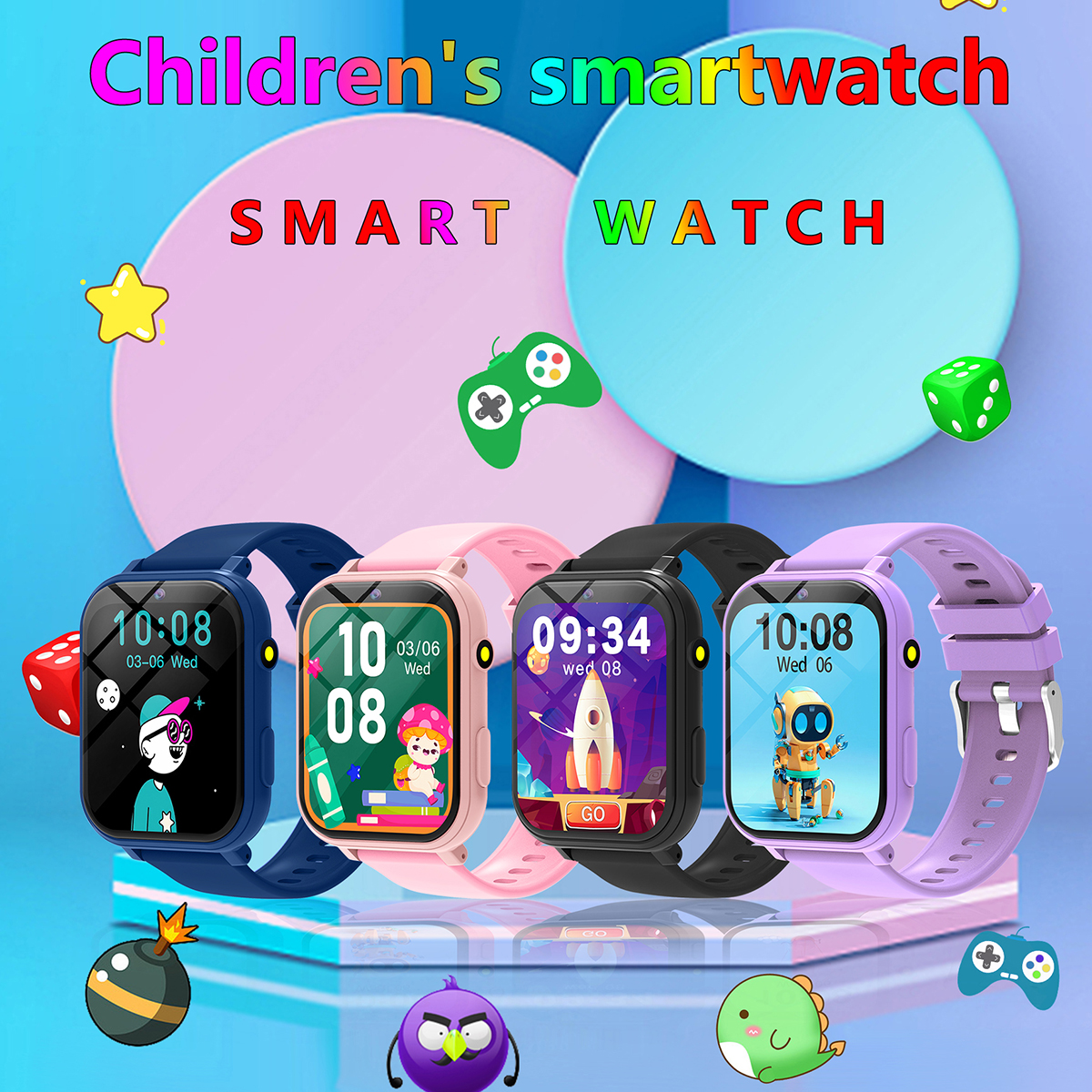 Kids Games Smart Watch 18 Game - مراجعة Smartwatch Watches Gift For Boys On Birthday وسعره
