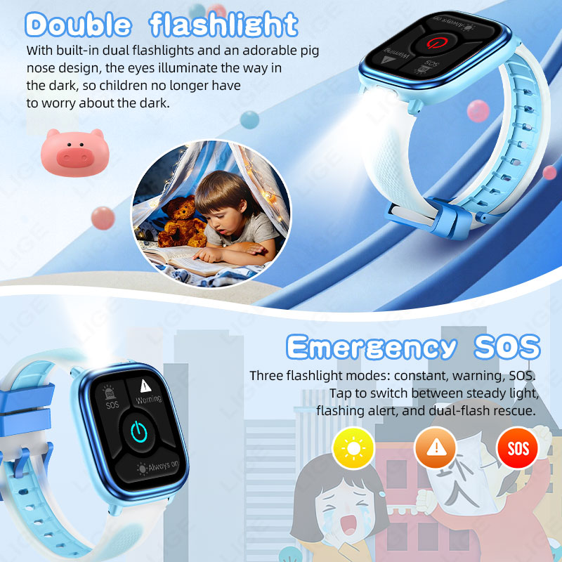 LIGE Kids Girls Boys Present S - مراجعة French Connection Watches Smartwatch App وسعره