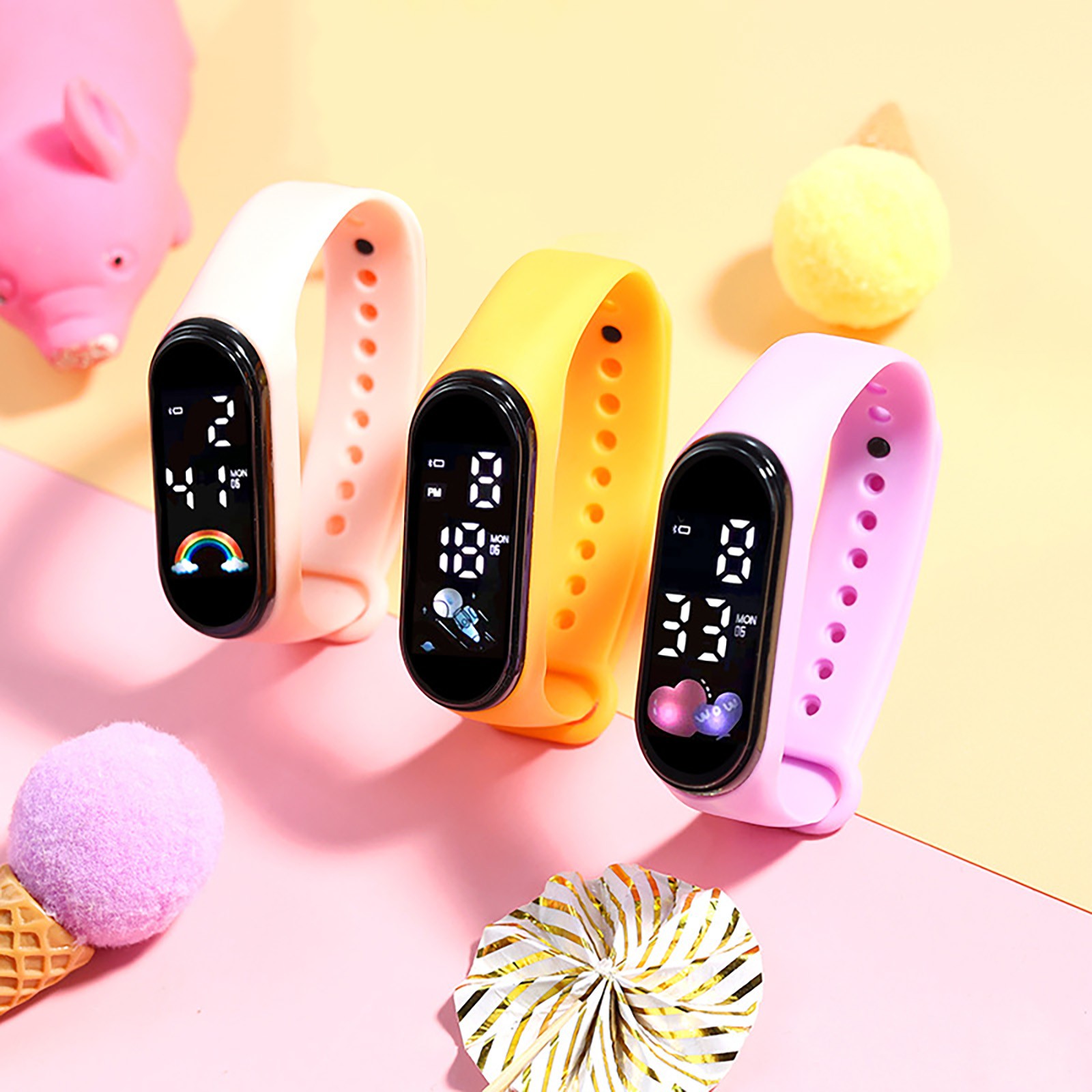 Children Watch Birthday Gift F - مراجعة Smartwatch Digital Watches For Kid Girl وسعره