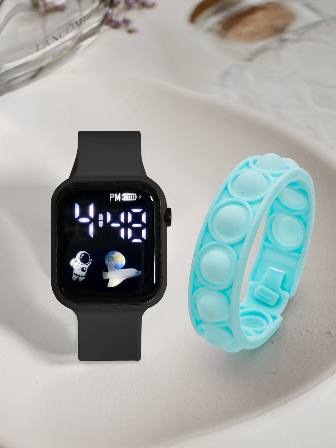 2PCS Children's Smart Watch Br - مراجعة Smartwatch Watches Girls وسعره