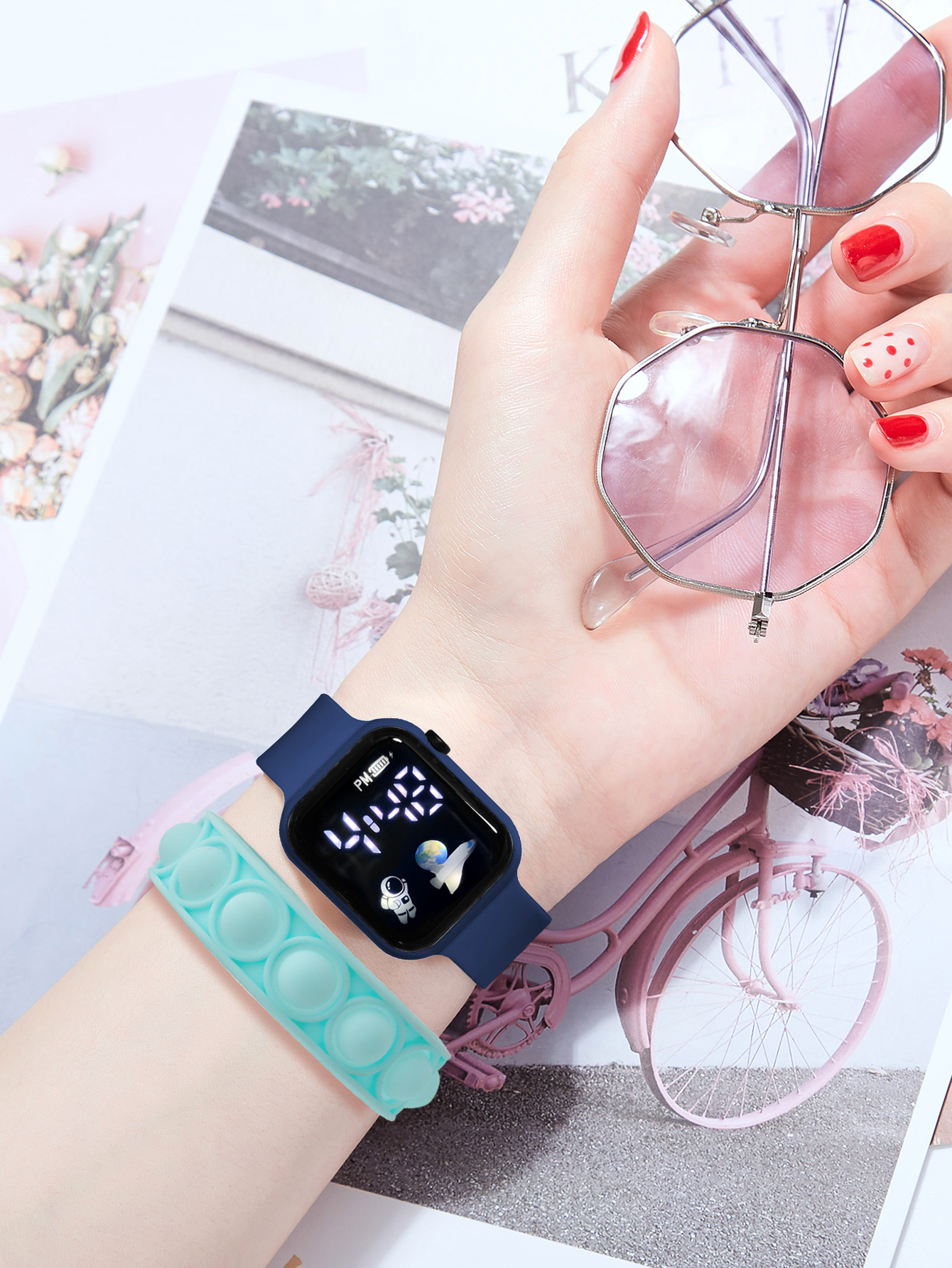 2PCS Children's Smart Watch Br - مراجعة Smartwatch Watches Girls وسعره